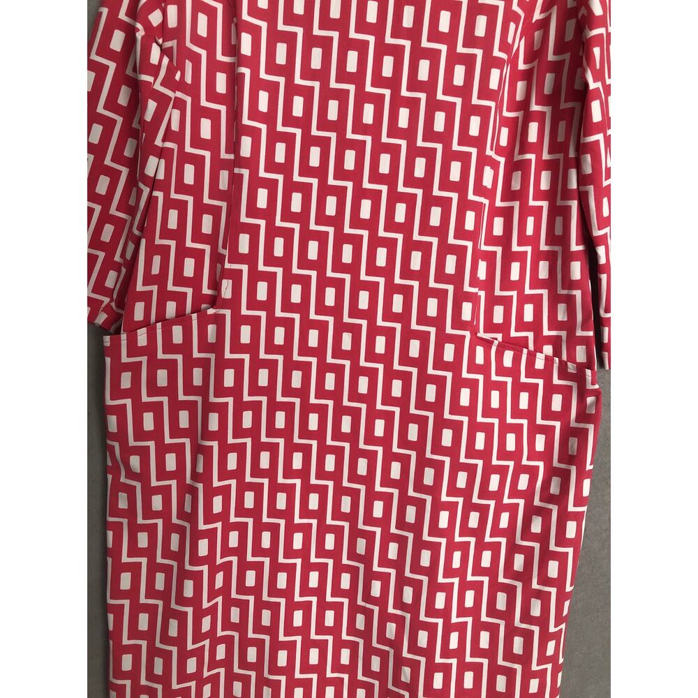 J. Mclaughlin Catalina Cloth Dress Catalyst Geo Women's XL NEW - Picture 2 of 8